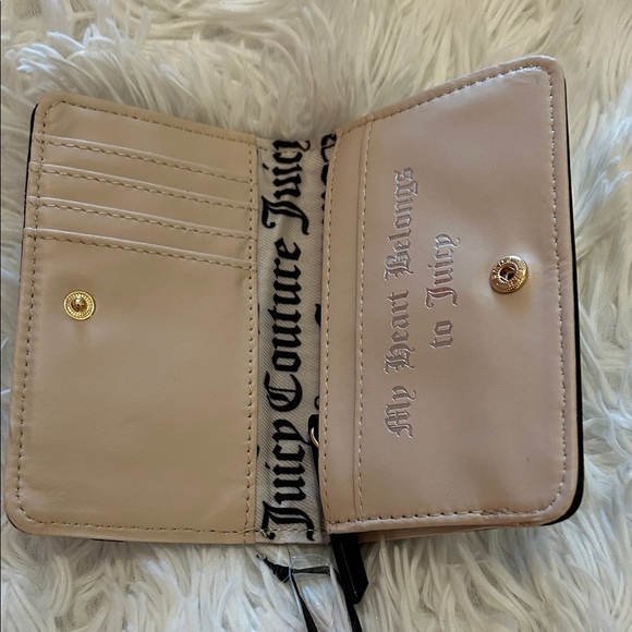 Juicy Couture Black Wallet with Gold Logo NWT - Picture 3 of 5
